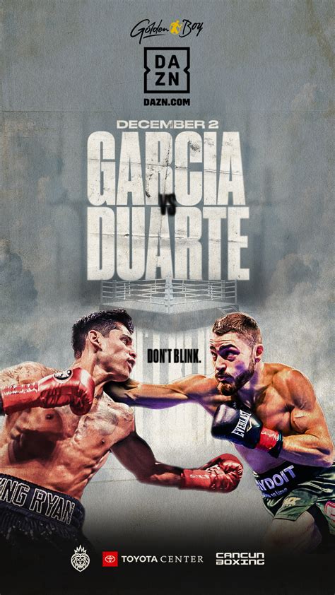 December 2: Garcia vs. Duarte - Golden Boy Promotions