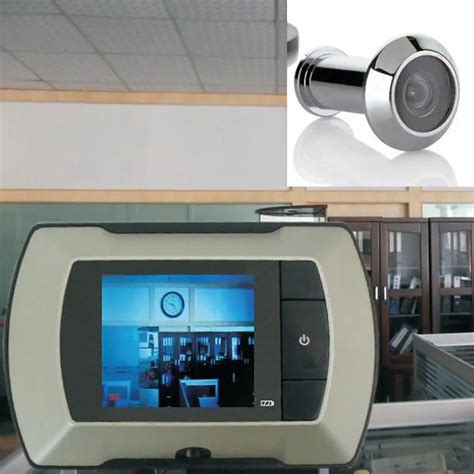 2.4" LCD Visual Monitor Door Peephole Peep Hole Wireless Viewer Camera Video-in Doorbells from ...