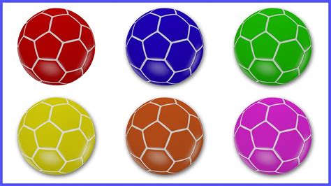 Learn Colors With FIFA Soccer Balls | Learning Colours with Footballs | Videos for Kids ...