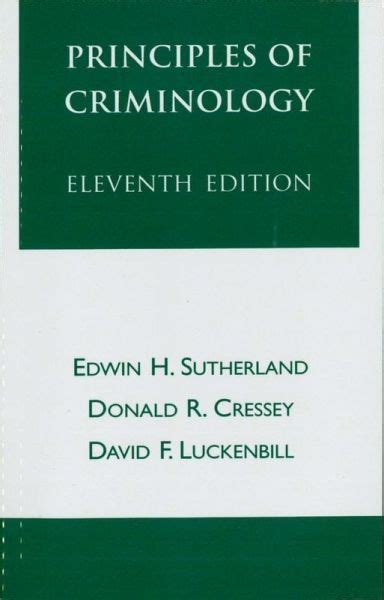 Principles Of Criminology Edwin Sutherland Pdf - softwareana