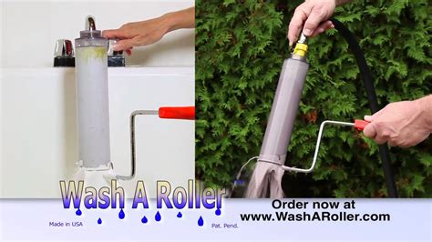 WASHAROLLER Paint roller cleaner ($6.95) cleans rollers in 30 to 90 se - YouTube