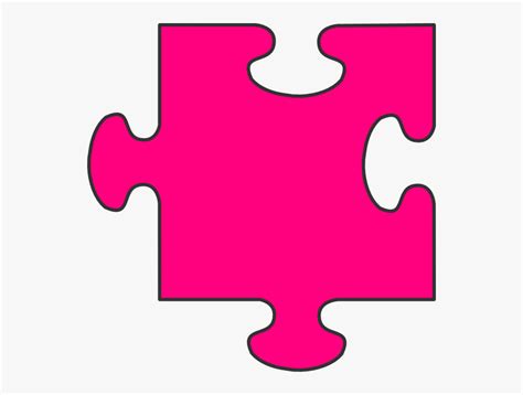 Pink Puzzle Piece Png , Free Transparent Clipart - ClipartKey