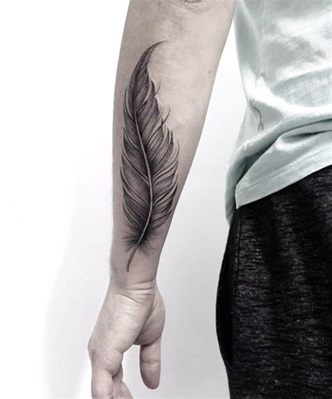 50 Beautiful Feather Tattoo Designs | Page 3 of 5 | TattooAdore