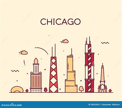 Chicago IL On USA Map. Detailed America Country Map With Location Pin ...