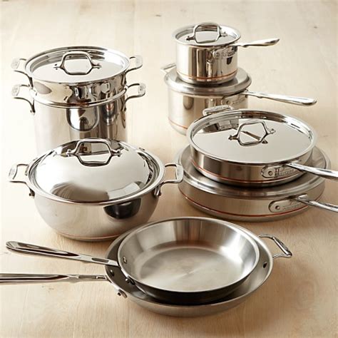 All-Clad Copper Core 15-Piece Cookware Set | Williams Sonoma