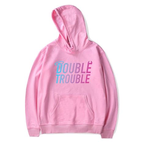 Stokes Twins Double Trouble Merch Hoodie Man/Woman Hip Hop Hoodies Fans Sweatshirts Printed ...