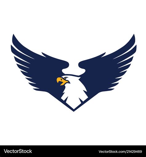 Eagle logo template Royalty Free Vector Image - VectorStock