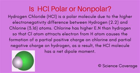 Is HCl Polar or Nonpolar?