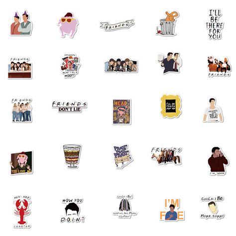 Friends TV Show Stickers - Etsy