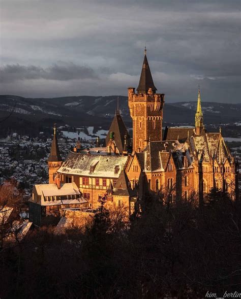 ⭐ Wernigerode Castle is located above the town of Wernigerode in Saxony ...