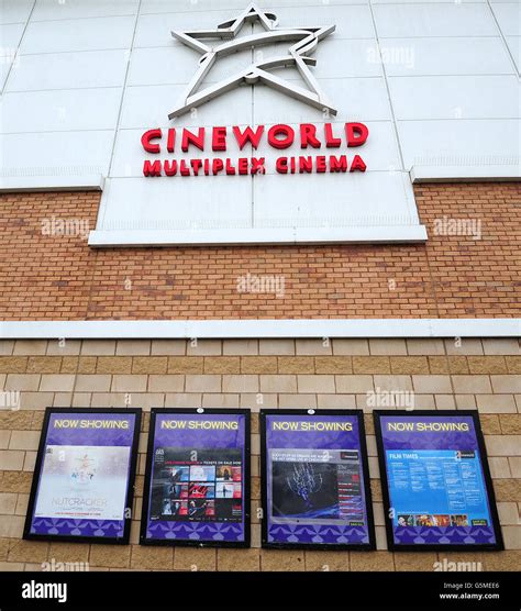 Cineworld Cinemas stock. General view of Cineworld Cinemas, Burton On ...