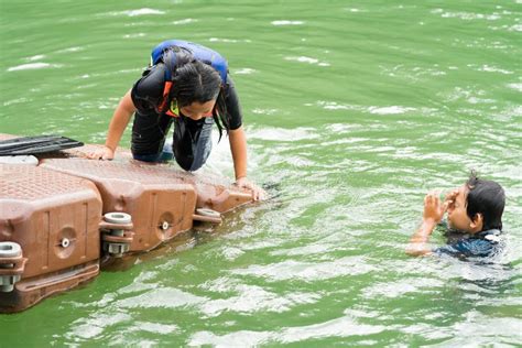 Children Swimming at the Lake Stock Image - Image of asian, healthy: 196949305