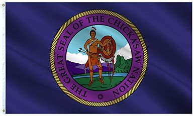 VAFLAG The Chickasaw Nation Flag Native American Tribe Flag US USA ...