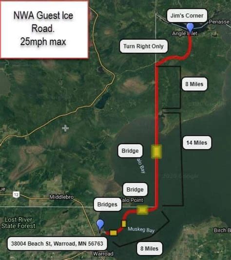 30-mile ice road reconnects MN's Northwest Angle to the rest of the US ...