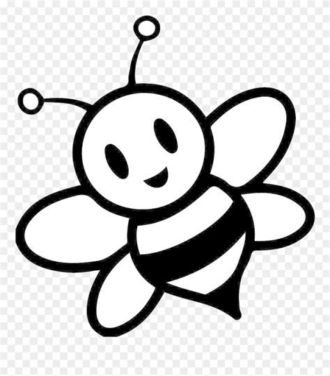 Bee Clipart Black And White Wallpaper Hd Images Honey - Honey Bee ...