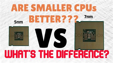 5nm vs 7nm CPU fabrication: Explained - YouTube