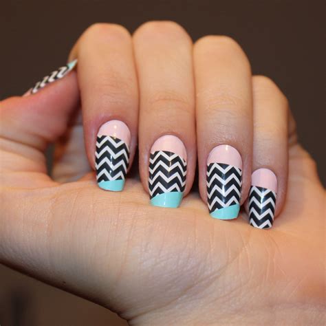 Zig Zag Nails | Hair and nails, Jamberry nail wraps, Nails