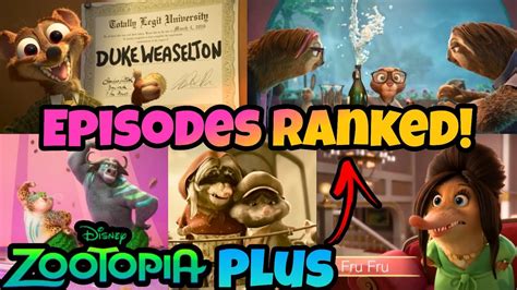 Zootopia Plus Episodes Ranked Worst to Best! Zootopia Plus Review! Disney Plus Original ...