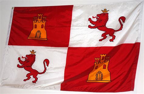 Castle and Lion Flag | The Castilla y Leon royal flag of Spa… | Flickr