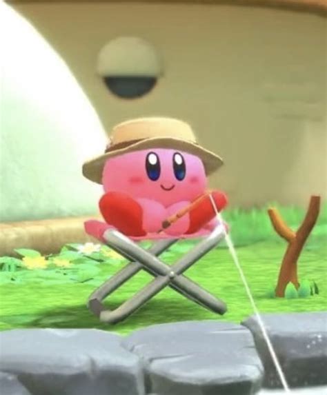 Kirby fishing - Meme Generator