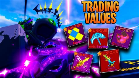 BEST TRADING VALUE LIST In Roblox Blade Ball - YouTube