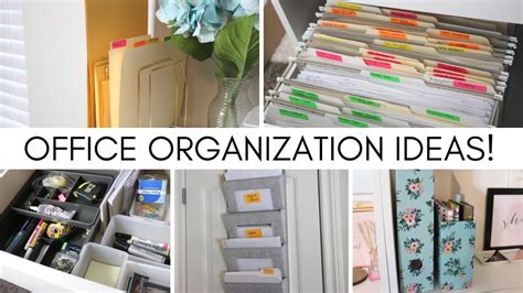 OFFICE ORGANIZATION IDEAS! - YouTube