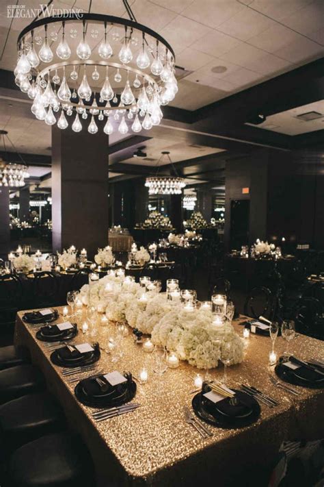 Black and Gold Wedding Inspiration | ElegantWedding.ca | Gold wedding inspiration, Black gold ...