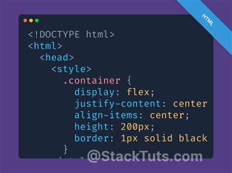 How to horizontally center an element in Html? - StackTuts