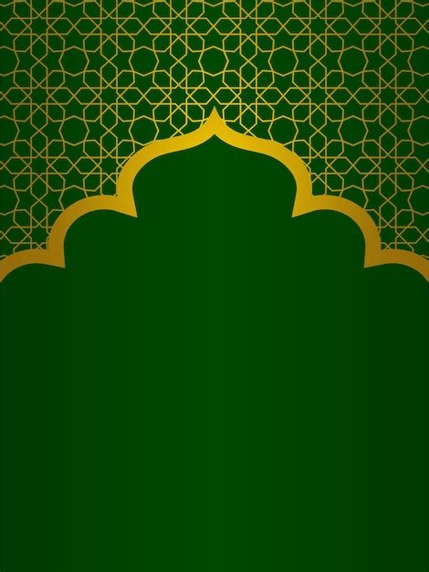 Premium Vector | Islamic pattern dark green background vector illustration