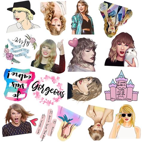 50pcs Taylor Swift stickers ver 1.0 Famous StickersMusic | Etsy