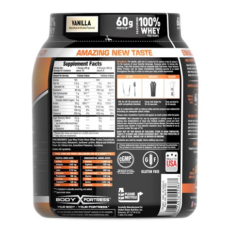 28 Body Fortress Nutrition Label - Labels Ideas For You