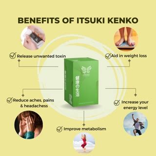 [100% authentic] Itsuki Kenko Cleansing and Detoxifying Foot Patch - 40pcs /1 box | Shopee ...