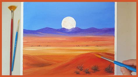 Desert Landscape Painting Easy – Warehouse of Ideas