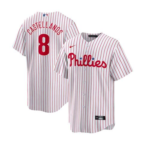 Philadelphia Phillies Nick Castellanos White Replica Player Jersey