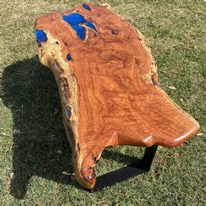 Blue Lake Driftwood Coffee Table - Etsy