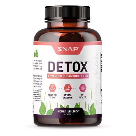 Keto Detox Capsules Snap Supplements, Advanced Blend for Full Body Detox & Cleanse, Improve ...