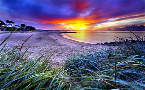 Beach At Dawn Wallpapers - Wallpaper Cave