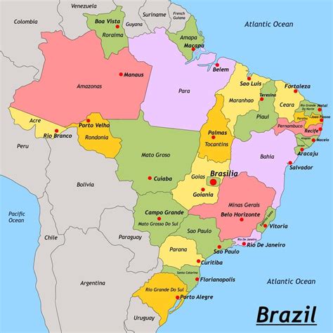 Brazil Map With Surrounding Border 20027837 Vector Art at Vecteezy