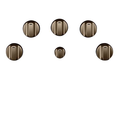 GE Cafe® Cooktop Control Knobs - Brushed Bronze CXCE1HKPMBZ | Réno-Dépôt