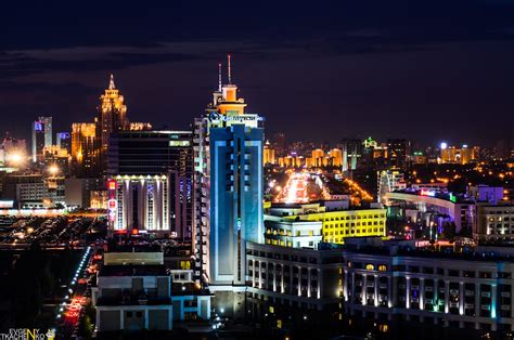 Astana at night – the views from the roofs · Kazakhstan travel and tourism blog