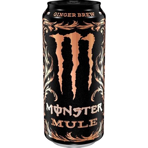 Monster Mule Ginger Brew Energy Drink - 16 fl oz Can | Monster energy drink, Monster, Monster energy