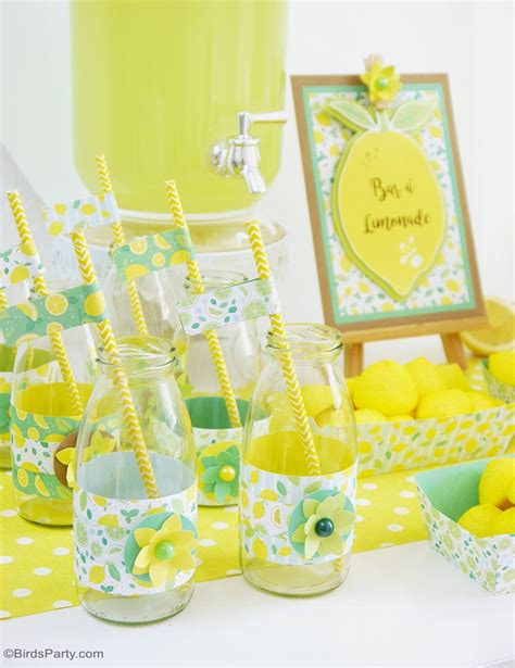 Lemon Themed Party Ideas with DIY Decorations - Party Ideas | Party Printables Blog