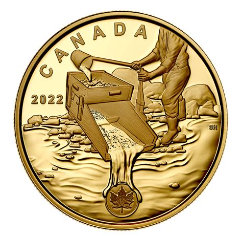 99.999% Pure Gold Coin – Klondike Gold Rush: Prospecting for Gold | The Royal Canadian Mint