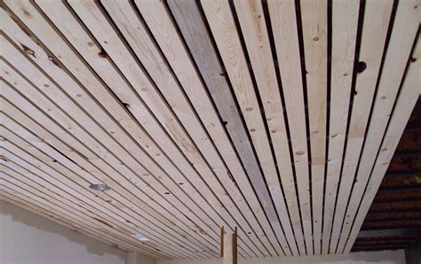 slat ceiling for the basement. Cool idea. Could make in smaller ...