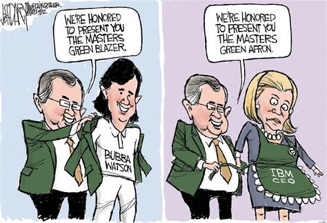 Masters shanks gender equality: Editorial cartoon | cleveland.com