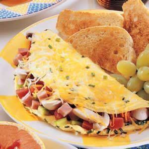 Deluxe Ham Omelet Recipe | Taste of Home