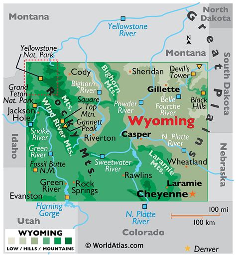 Wyoming Maps & Facts - World Atlas