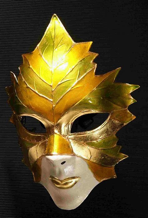 Venetian Leather with Leaf Carnival Of Venice, Carnival Masks, Masks Masquerade, Masquerade ...