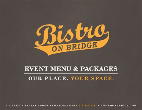 Bistro_Event_Menu | Bistro on Bridge | Restaurant & Beer Garden