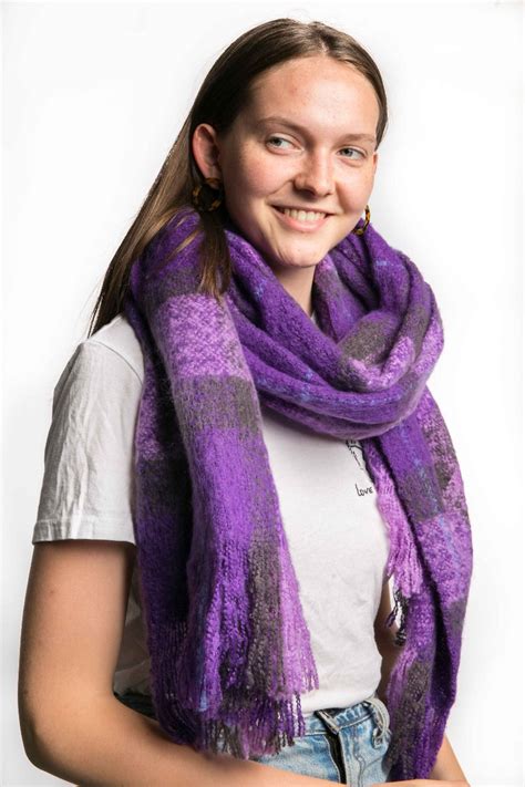 Abby Scarves Purple - Miss Sparrow